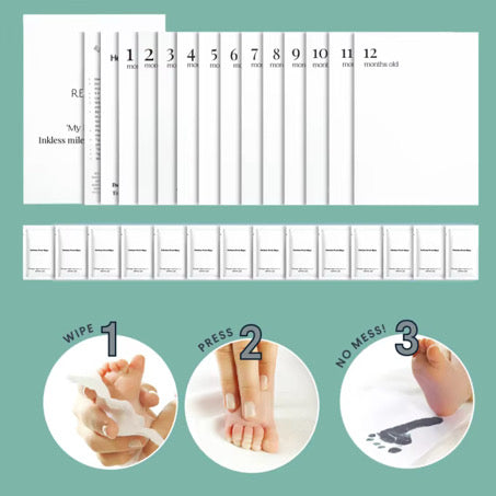 'My First Chapter' Inkless Milestone Cards