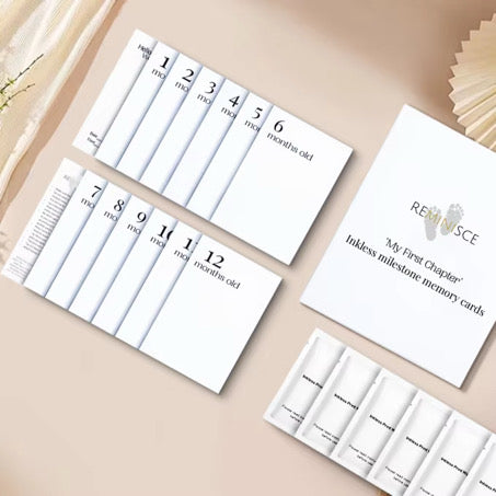 'My First Chapter' Inkless Milestone Cards